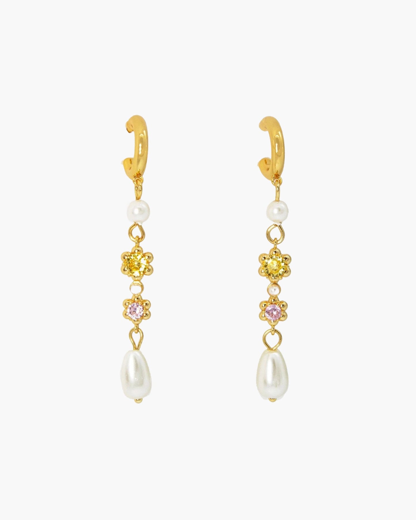 Flower Drop Earrings