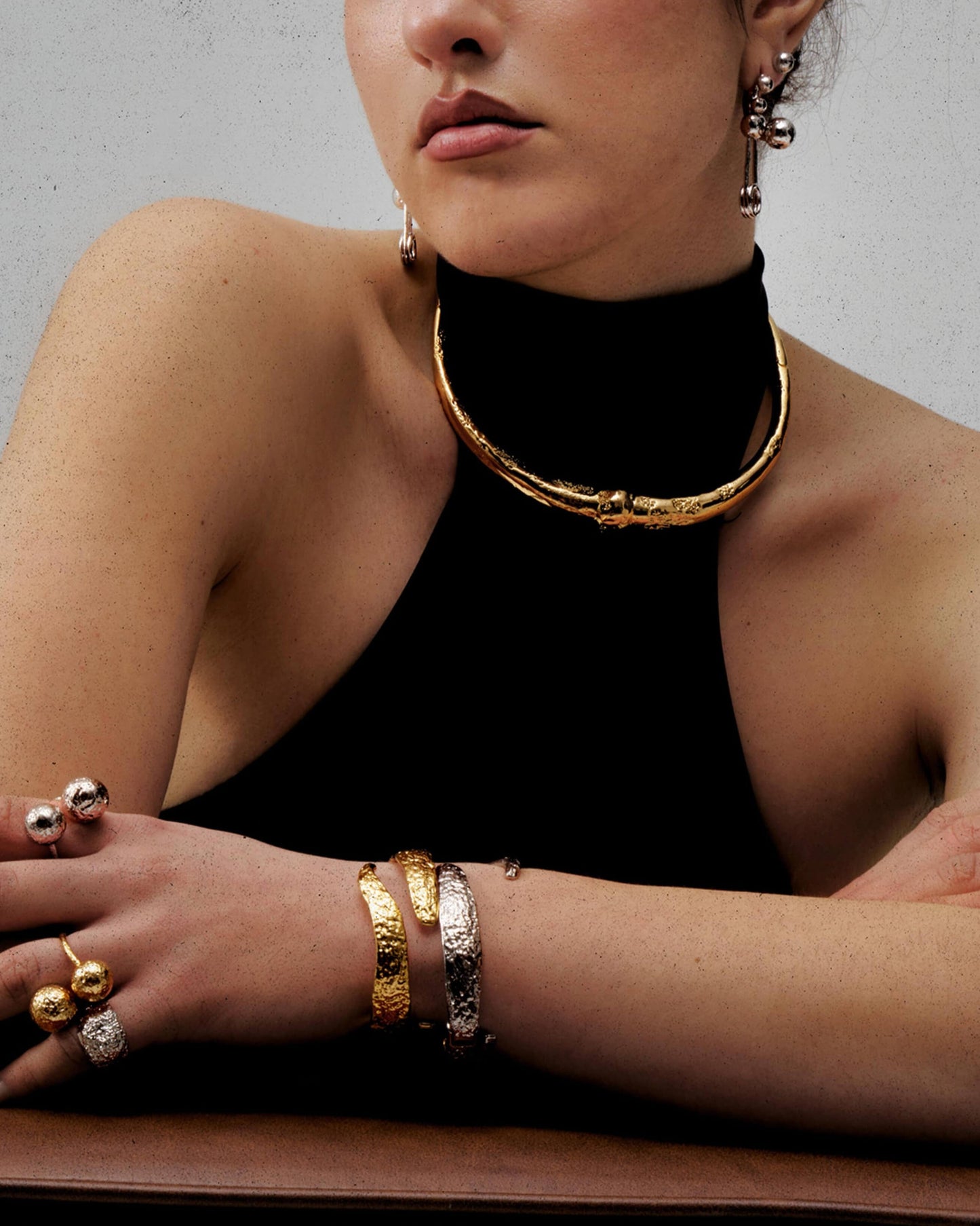 Enea Bangle in Silver